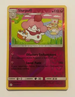 Slurpuff Reverse Holo Rare - 154/236 - Cosmic Eclipse Pokemon 2019 - Image 2