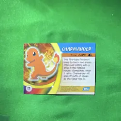 2004 Topps Pokemon Topps Series 1 Charmander #17 Holo Pokemon TCG Card - Image 2