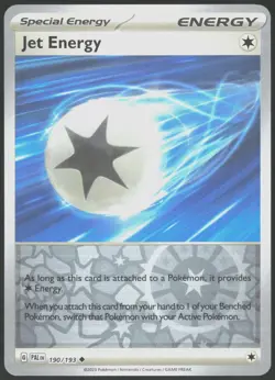 Paldea Evolved Jet Energy 190/193 Uncommon Pokemon Reverse Holo NM/M - Image 1