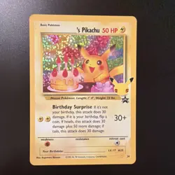 Pokemon Birthday Pikachu 24/53 Celebrations Classic Collection Holo NM - Image 1