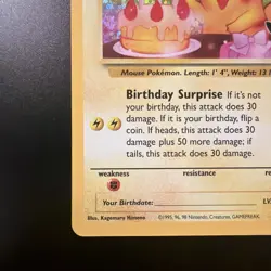 Pokemon Birthday Pikachu 24/53 Celebrations Classic Collection Holo NM - Image 4
