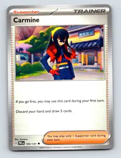 Carmine - 103/131 - Prismatic Evolutions (PRE) - Pokemon NM/M - Image 1