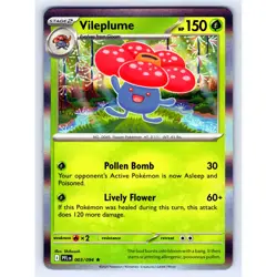 Vileplume 3/94 Phantasmal Flames Pokemon Card Rare Holo NM TCG singles Near Mint - Image 1