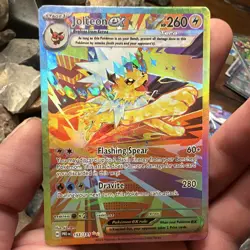 Pokemon Jolteon ex 153/131 SV Prismatic Evolutions SIR Full Art Holo Eng 260HP - Image 1
