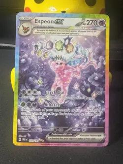 Pokemon Espeon ex 155/131 SIR Prismatic Evolutions Special Illustration Rare - Image 1