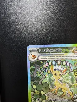 Pokemon TCG Prismatic Evolutions #144/131 Leafeon EX Special Illustration Rare - Image 3