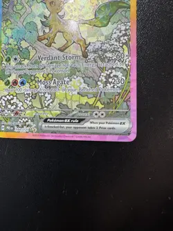 Pokemon TCG Prismatic Evolutions #144/131 Leafeon EX Special Illustration Rare - Image 5
