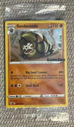 Pokemon Card Sandaconda 082/163 Gamestop Exclusive Sealed - Image 1