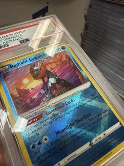 PSA Radiant Greninja Pokemon SWSH Astral Radiance Holo #046 - Image 3