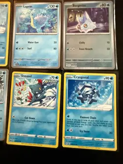 Pokemon Water Type Card Lot Reverse Holo Rare Lapras Mudkip Totodile x35 - Image 2
