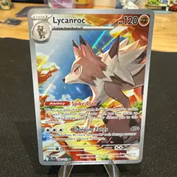 Lycanroc 166/159 Illustration Rare Journey Together Pokemon Holo Near Mint - Image 1
