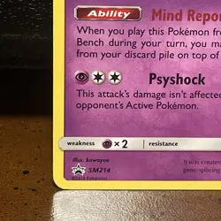 2019 Pokemon Tcg Mewtwo SM214 Black Star Promo Holo Sun And Moon NM - Image 5