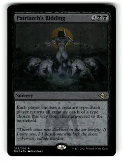 Patriarch's Bidding (Foil Etched) Modern Horizons 2 275 NM FOIL - Image 1