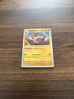 Pokemon Perfect Order Tyrantrum Reverse Holo Rare Card 045/088 NM - Image 2