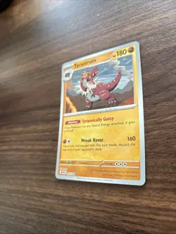 Pokemon Perfect Order Tyrantrum Reverse Holo Rare Card 045/088 NM - Image 4