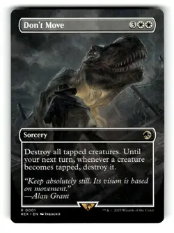 Don't Move (Borderless) Universes Beyond: Jurassic World Collection 1 NM - Image 1
