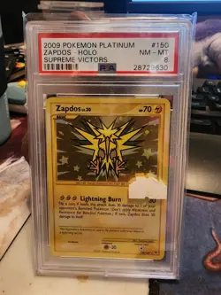 Zapdos Moltres Articuno Supreme Victors PSA 8, 3 Card Set! Pokemon 2009 - Image 5