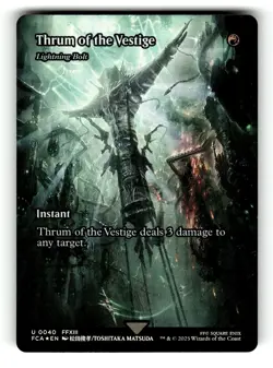 Thrum of the Vestige - Lightning Bolt (Showcase) FINAL FANTASY FOIL NM - Image 1