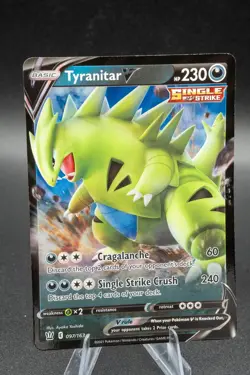 Tyranitar V 097/163 Battle Styles NM Full Art Ultra Rare Pokemon Card Near Mint - Image 1