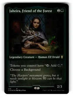 Jaheira, Friend of the Forest (Foil Etched) Commander Legends NM - Image 1