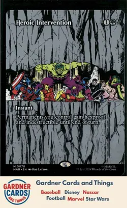 Marvel Universe Eternal-Legal #78 Heroic Intervention (0078) (Borderless) - Image 1
