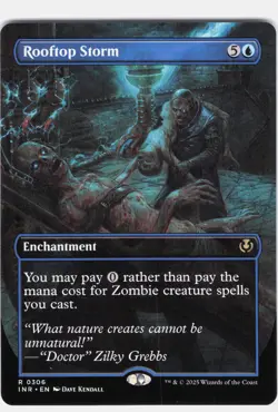 Rooftop Storm #306 Innistrad Remastered Borderless Regular Rare - Image 1