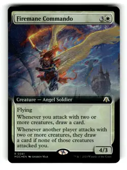 Firemane Commando (Extended Art) Commander: March of the Machine 81 LP FOIL - Image 1
