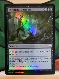X 1 Eyeblight Massacre NM Commander 125 MTG Magic The Gathering - Image 1