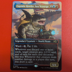 Wizards of the Coast Captain Howler, Sea Scourge 0361 Foil Rare Aetherdrift - Image 1