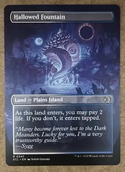 Hallowed Fountain (Borderless) - Lorwyn Eclipsed - NM MTG - Image 2