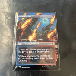 Steam Vents Borderless Flip Rare MTG ECL Lorwyn Izzet UR Shock Land Dual NM - Image 2