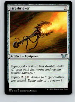 Magic the Gathering Fireshrieker Commander: Kamigawa: Neon Dynasty MTG Free Ship - Image 1