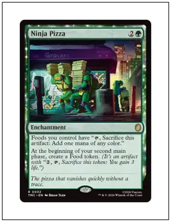 1x Ninja Pizza - 0032, Magic the Gathering MTG NM - Image 1