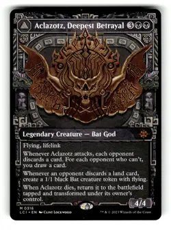 Aclazotz, Deepest Betrayal (Showcase) The Lost Caverns of Ixalan 316 NM - Image 1