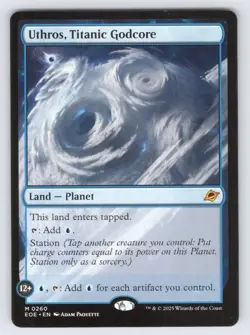 Uthros, Titanic Godcore 260 Mythic Edge of Eternities Magic: The Gathering NM - Image 1