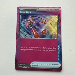 Pokemon TCG Max Rod 116/131 Ace Spec Holo Prismatic Evolutions NM/Mint Condition - Image 1