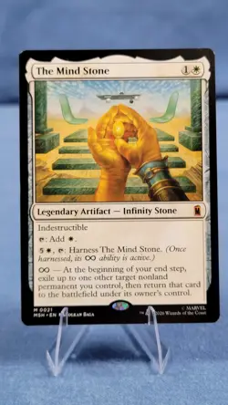 The Mind Stone Regular MSH 21 Mtg Marvel Super Heroes LP NM - Image 1