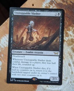 MTG Unstoppable Slasher (0119) - Duskmourn: House of Horror - NM - Image 1