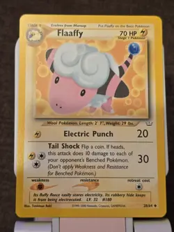 Pokemon Neo Revelation Uncommon Flaaffy 28/64 - Near Mint (NM) - Image 1
