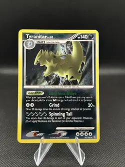 Pokemon TCG - Tyranitar Stormfront 30/100 Regular Rare - MP - Image 1