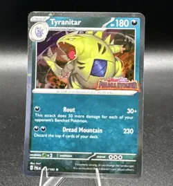 Tyranitar (Paldea Evolved Stamp) 135/193 Holo Pokemon Promo - Image 1