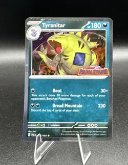 Tyranitar (Paldea Evolved Stamp) 135/193 Holo Pokemon Promo - Image 3