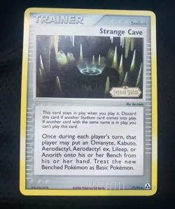 Pokemon Strange Cave 77/92 ex Legend Maker Reverse Holo Stamped NM-MINT - Image 1