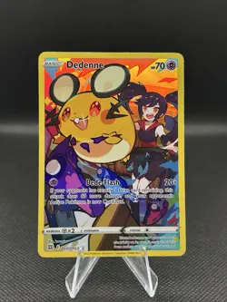 Pokemon TCG - Dedenne TG07/TG30 Brilliant Stars Trainer Gallery Full Art - NM - Image 1