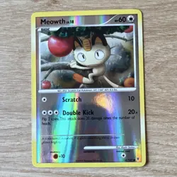 Pokemon TCG Meowth 114/147 Supreme Victors Reverse Holo English Basic 60 HP - Image 1