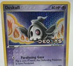 2005 Pokemon EX Deoxys Duskull 58/107 Reverse Holo Foil Stamped NM - Image 2