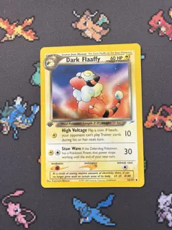 Pokemon Dark Flaaffy 34/105 Neo Destiny - 1st Edition - LP - Image 1