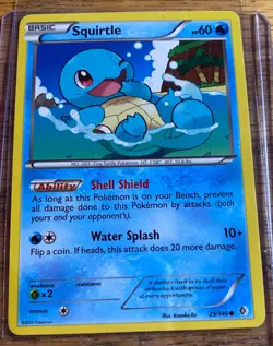 Pokemon TCG - SQUIRTLE - 29/149 - Black & White: Boundaries Crossed (2012) - LP - Image 1