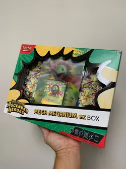 Pokemon Mega Evolution Ascended Heros Mega Meganium Ex Box Factory Sealed - Image 1