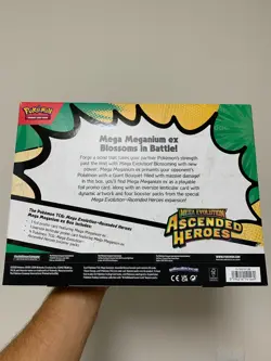 Pokemon Mega Evolution Ascended Heros Mega Meganium Ex Box Factory Sealed - Image 2